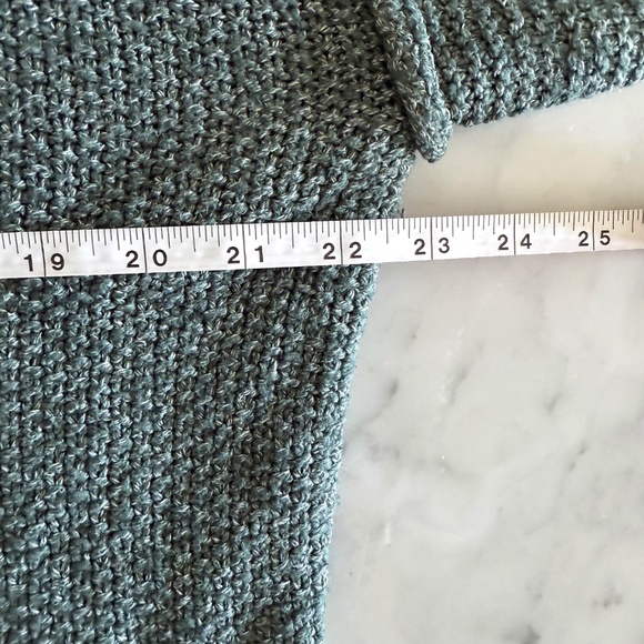 Universal Thread Mock Neck Quarter Zip Sweater Women’s XL Teal Cozycore Knit - Picture 10 of 11